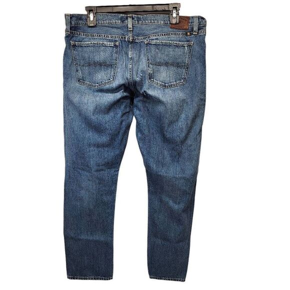 Lucky Brand Women's 12 Distressed Sienna Slim Bootcut Mid-rise Denim Blue Jeans - Picture 2 of 11